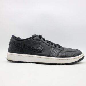 Nike Air Jordan 1 Low Golf Black Croc Crocodile Men's 14 Sneakers DD9315-003